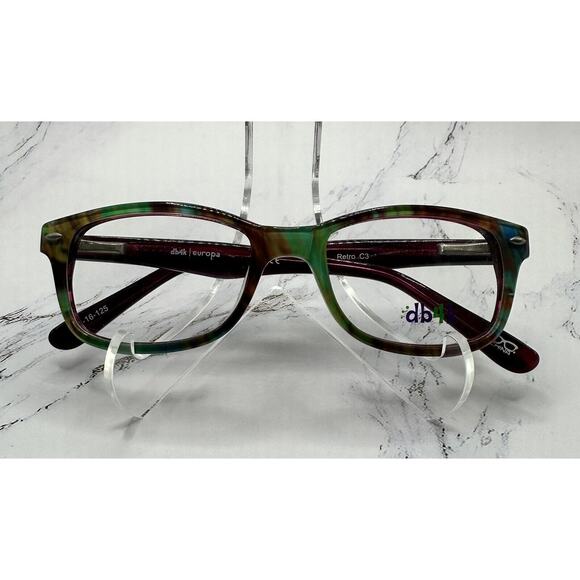 DB4K By Europa- Kids Eyeglasses- Retro C3-Multi Color-Size 46-16-125-New w/Case - Picture 1 of 9